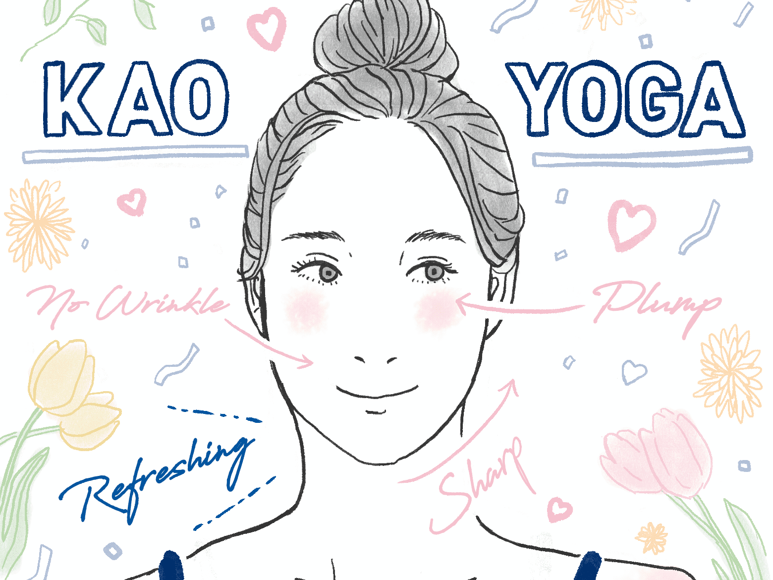 顔のトレーニングでお悩みケア顔ヨガ講座