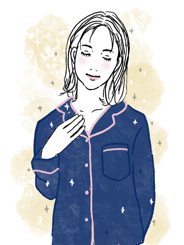 肌触りのよいパジャマ