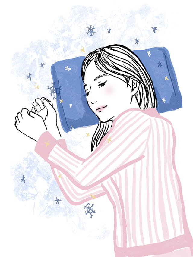 ひんやり枕で眠りを深く