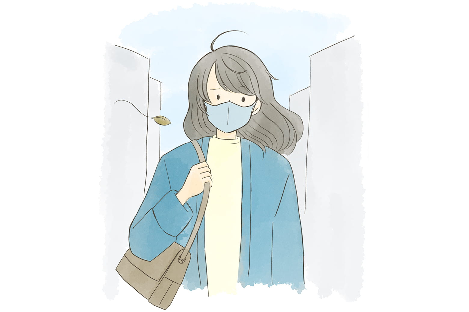 （３）冬場の通勤による湿度変化