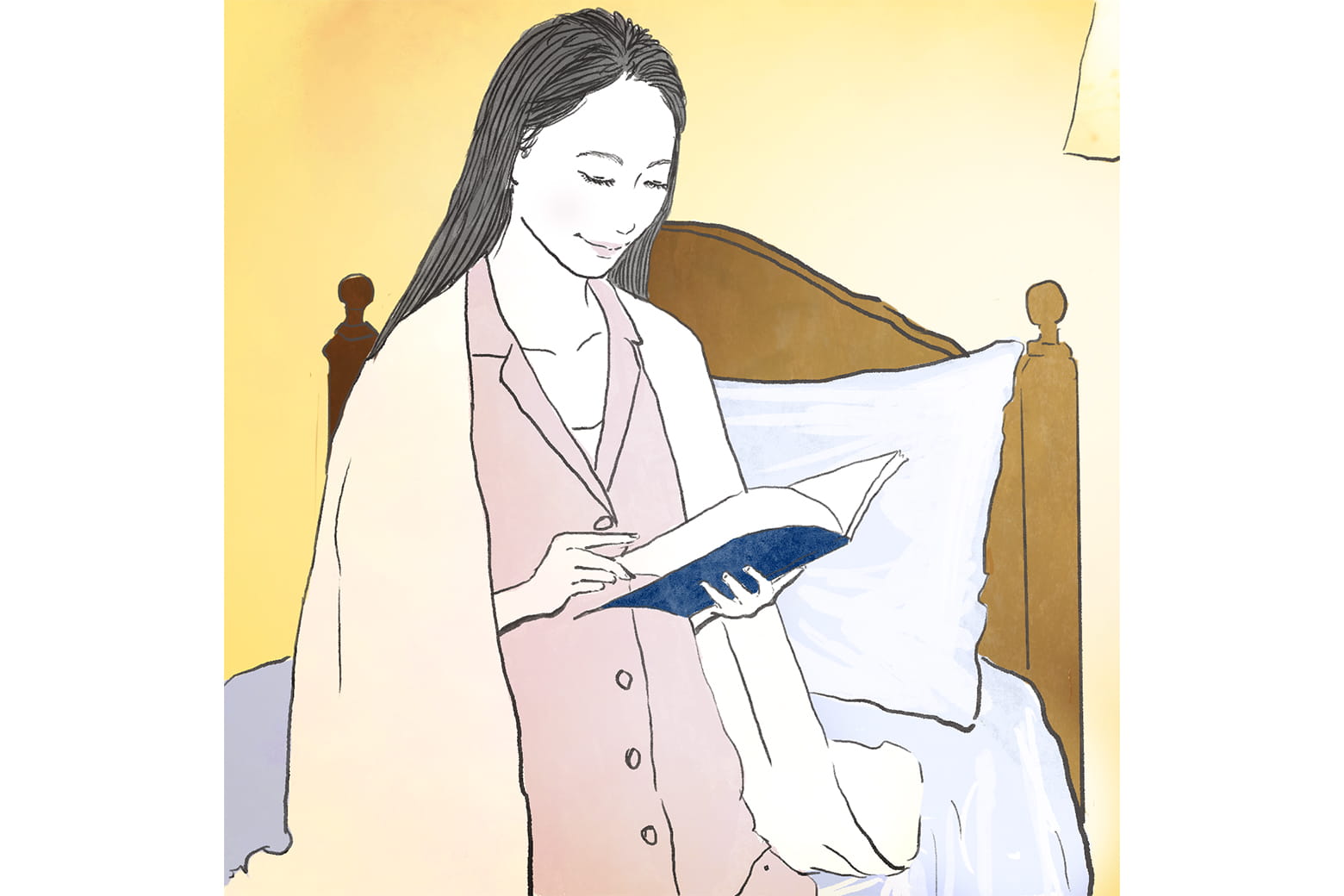 灯りを落とし、寝仕度を早めに