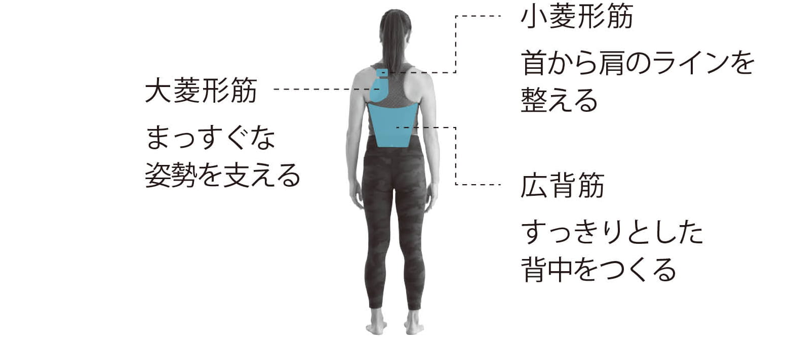 背中ストレッチ