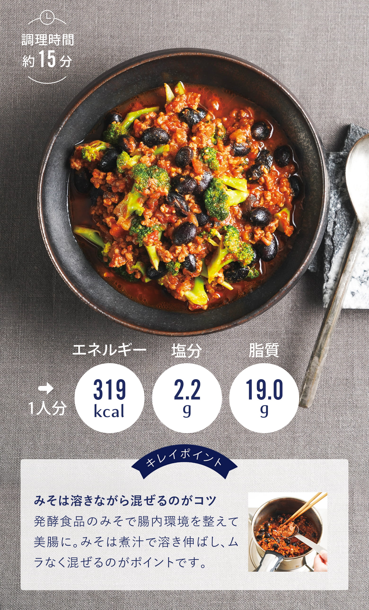 黒豆のみそ風味チリコンカン